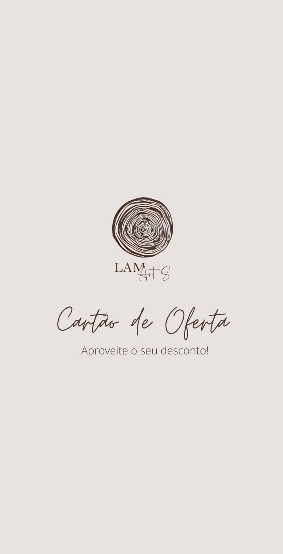 Cartão de Oferta LamArt's